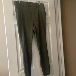 NWT! Time and Tru Hunter Green XL 16-18 High Rise Stretch Fitted Jeggings